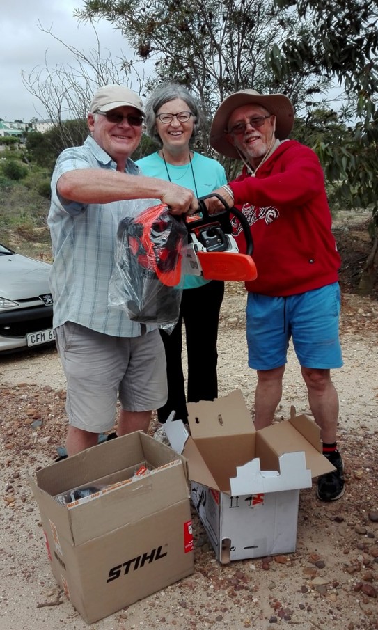 Two donated chainsaws make a huge difference